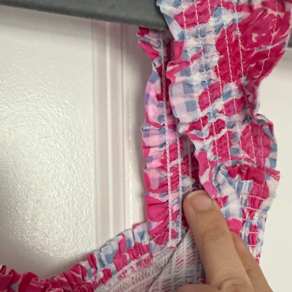 Vineyard Vines 148th Kentucky Derby Pink Floral Dress size small maxi style - Picture 5 of 8